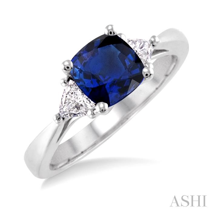 GEMSTONE & DIAMOND RING