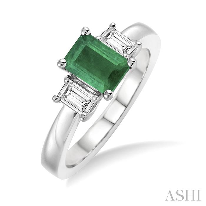 GEMSTONE & DIAMOND RING