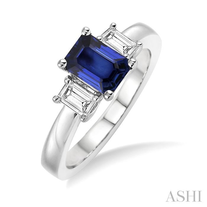 GEMSTONE & DIAMOND RING