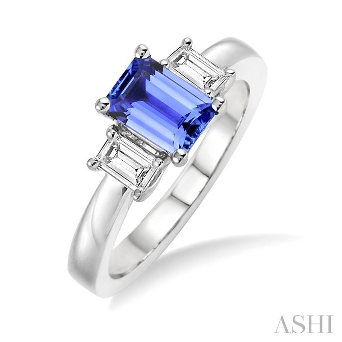 GEMSTONE & DIAMOND RING