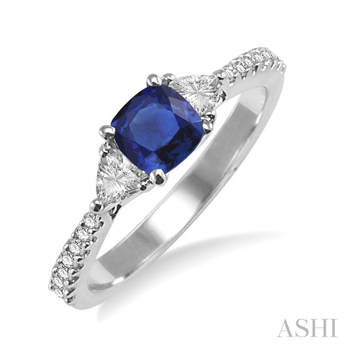 GEMSTONE & DIAMOND RING