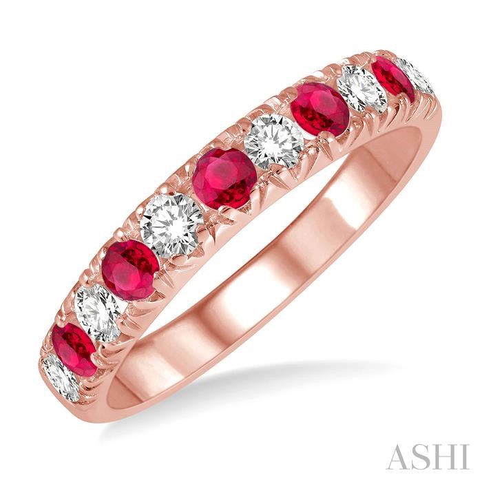 11 STONE GEMSTONE & DIAMOND WEDDING BAND