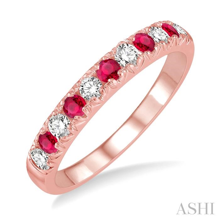11 STONE GEMSTONE & DIAMOND WEDDING BAND