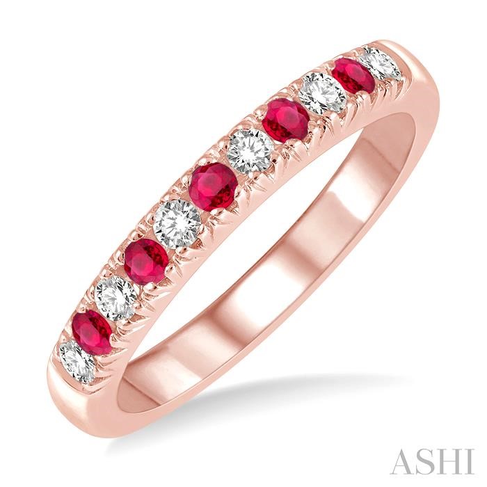 11 STONE GEMSTONE & DIAMOND WEDDING BAND