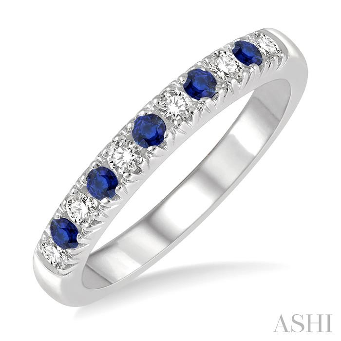 11 STONE GEMSTONE & DIAMOND WEDDING BAND