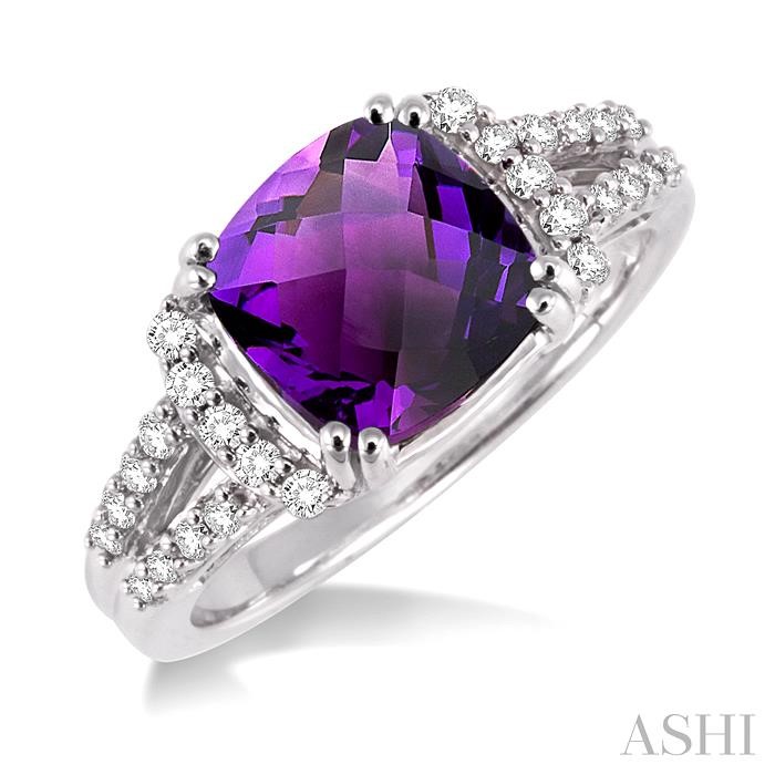 GEMSTONE & DIAMOND RING