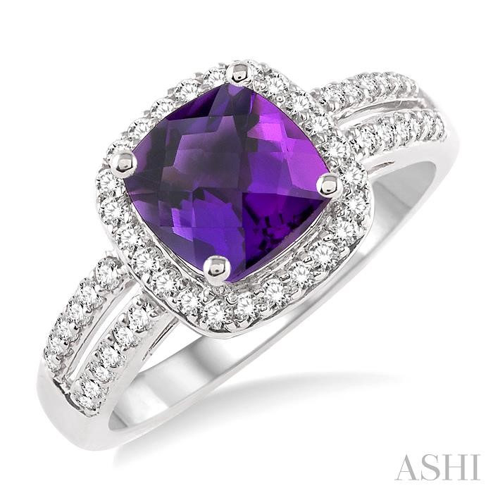 GEMSTONE & DIAMOND RING