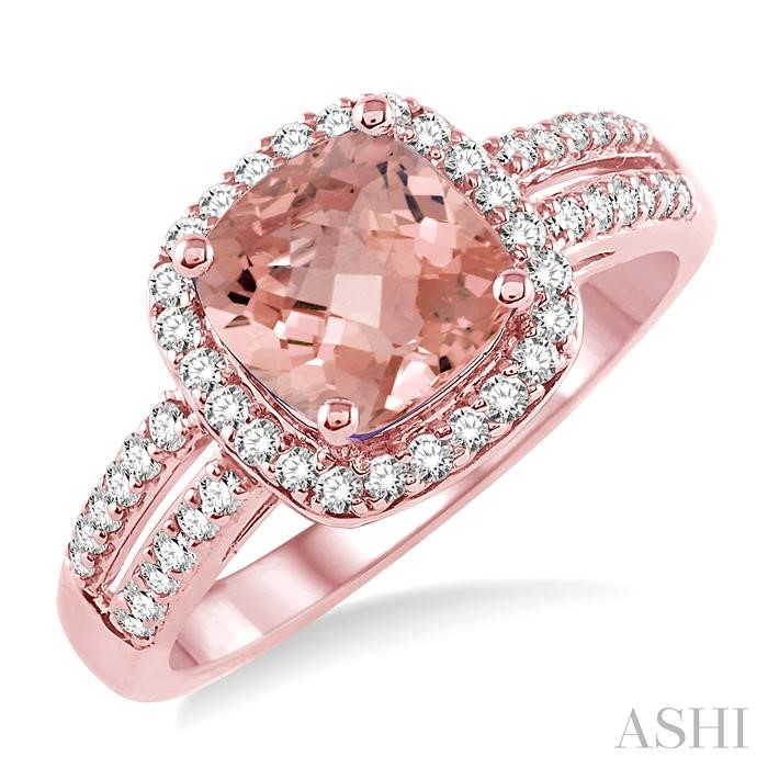 GEMSTONE & DIAMOND RING