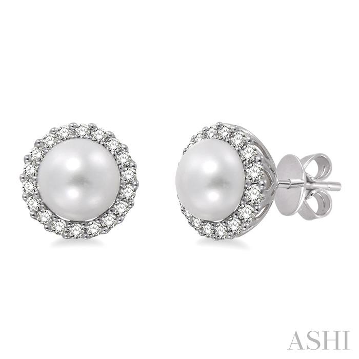 PEARL & DIAMOND EARRINGS