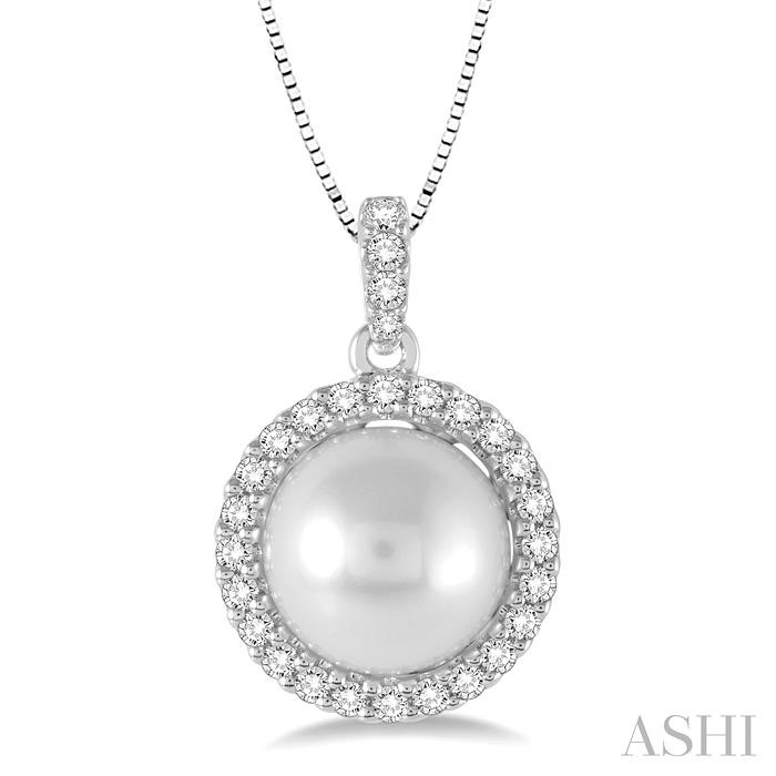 PEARL & DIAMOND PENDANT